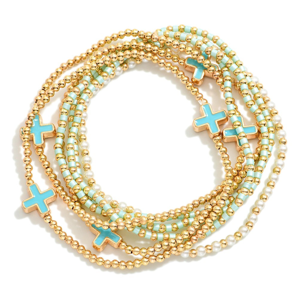 Cross Bracelet Set