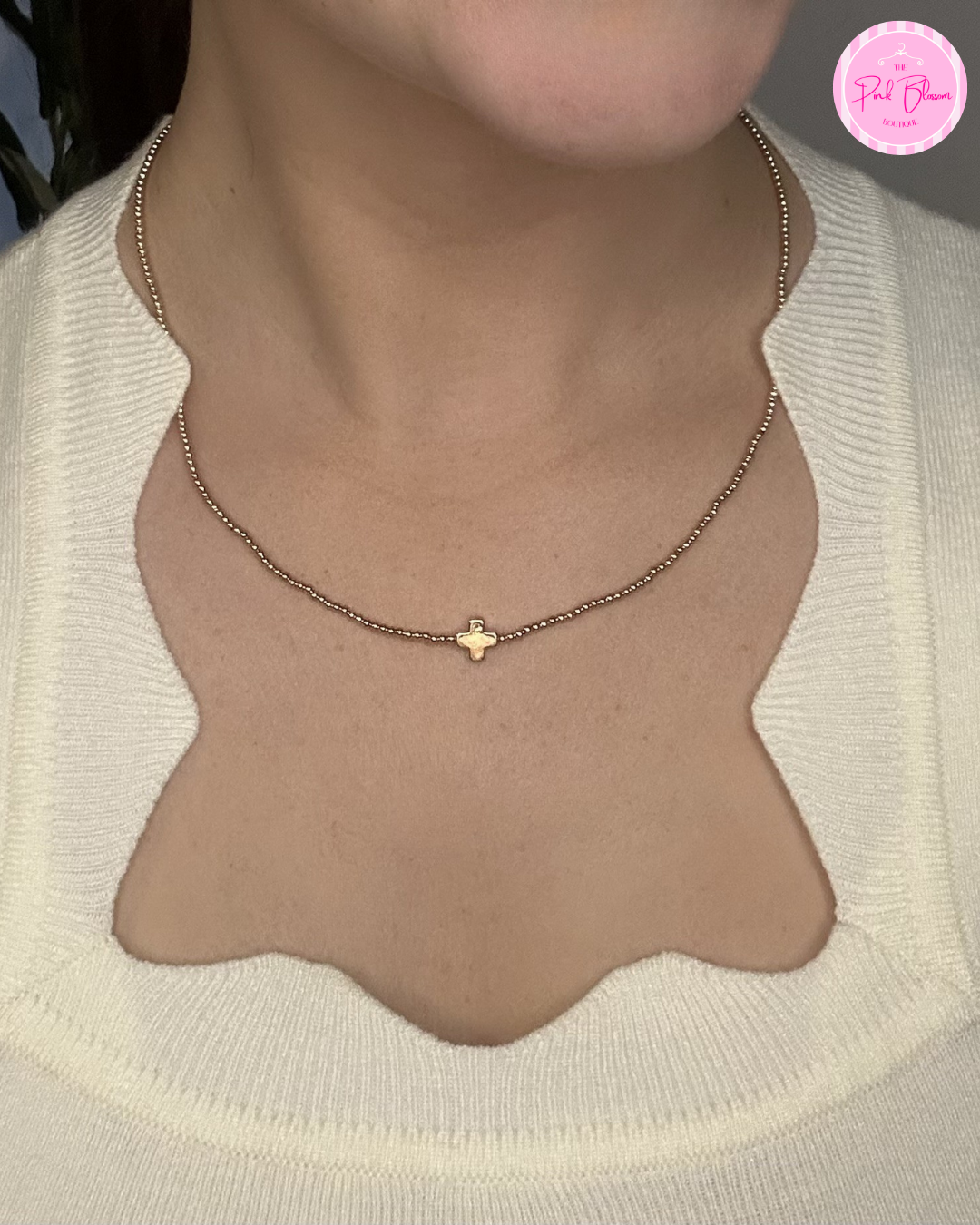 Gold Cross Necklace