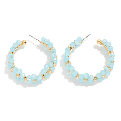 Floral Beaded Earrings