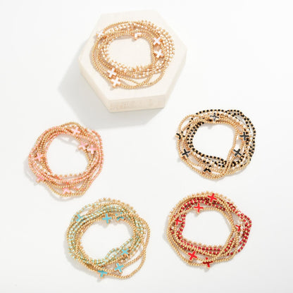 Cross Bracelet Set