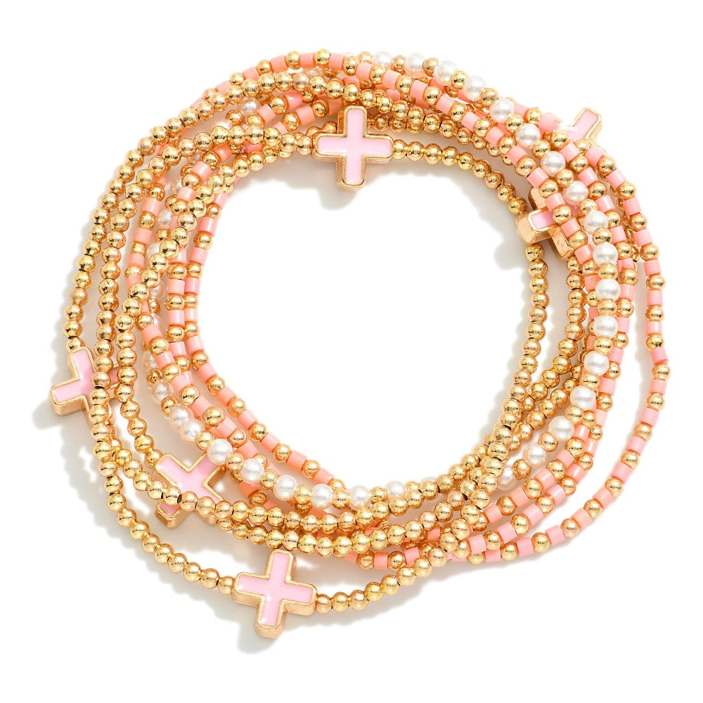 Cross Bracelet Set