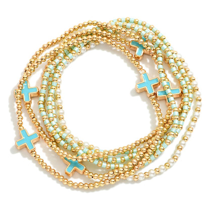 Cross Bracelet Set