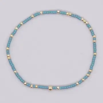 Teal Beaded Bracelet
