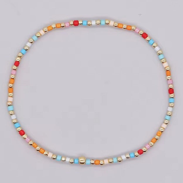 Multi-Colored Beaded Bracelet