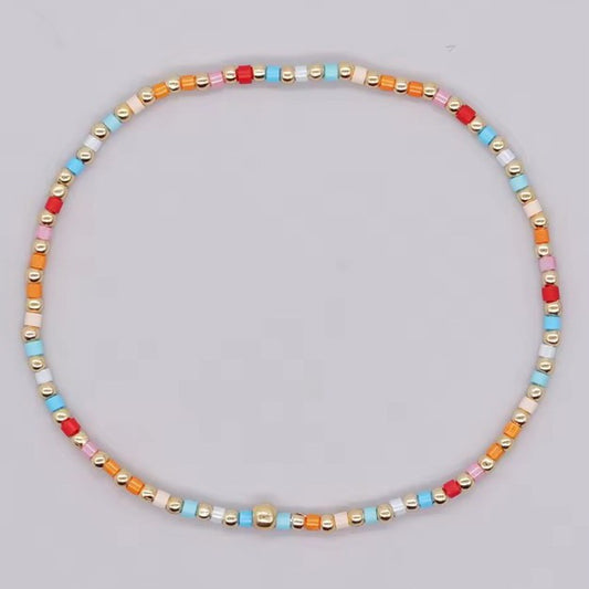 Multi-Colored Beaded Bracelet