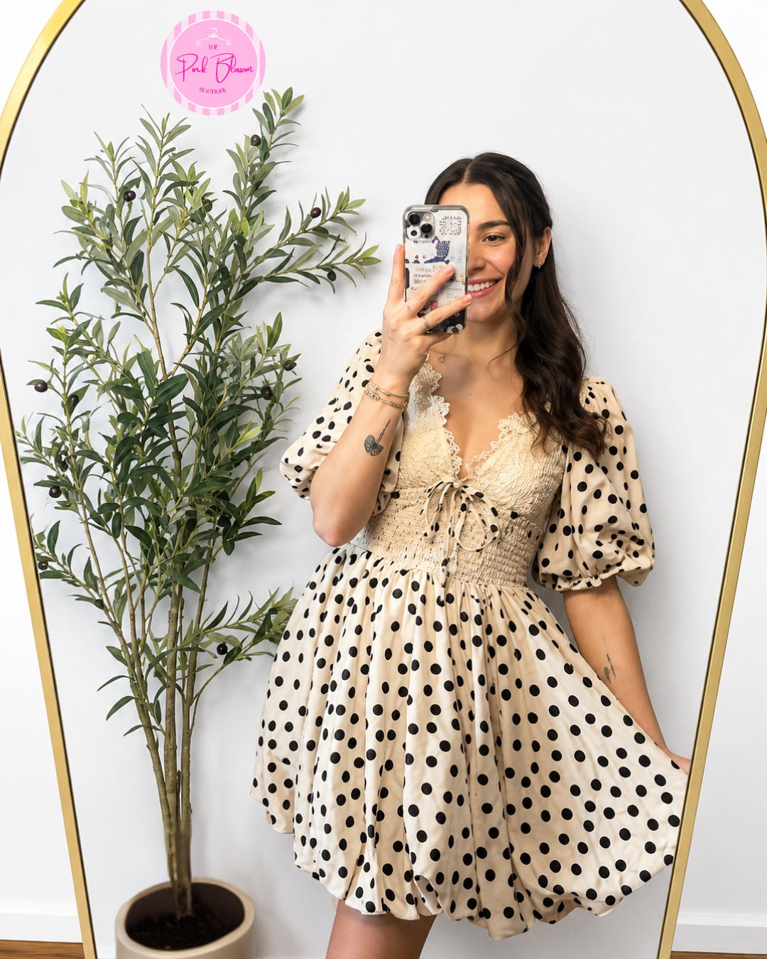 Café Date Bubble Dress