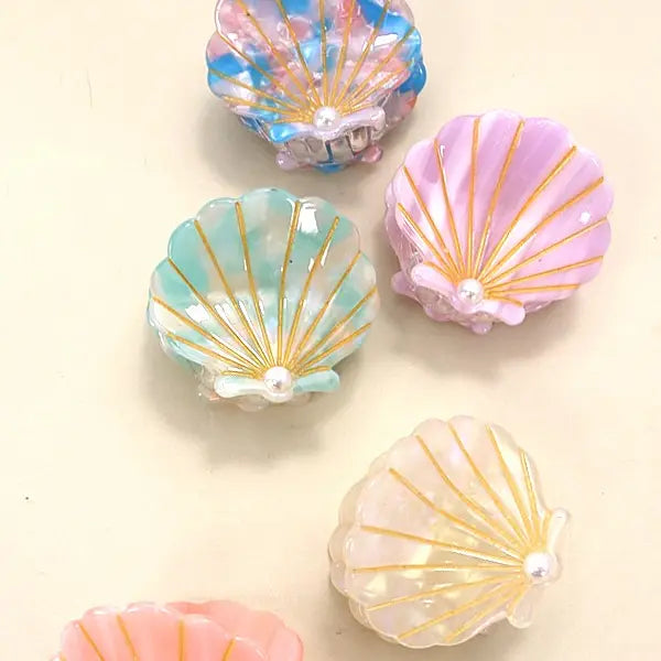 Seashell Hair Claw Clip