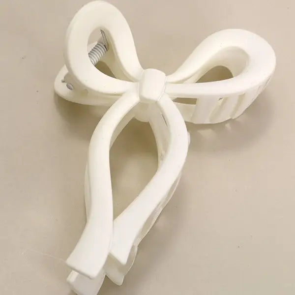 Matte Bow Hair Claw Clip