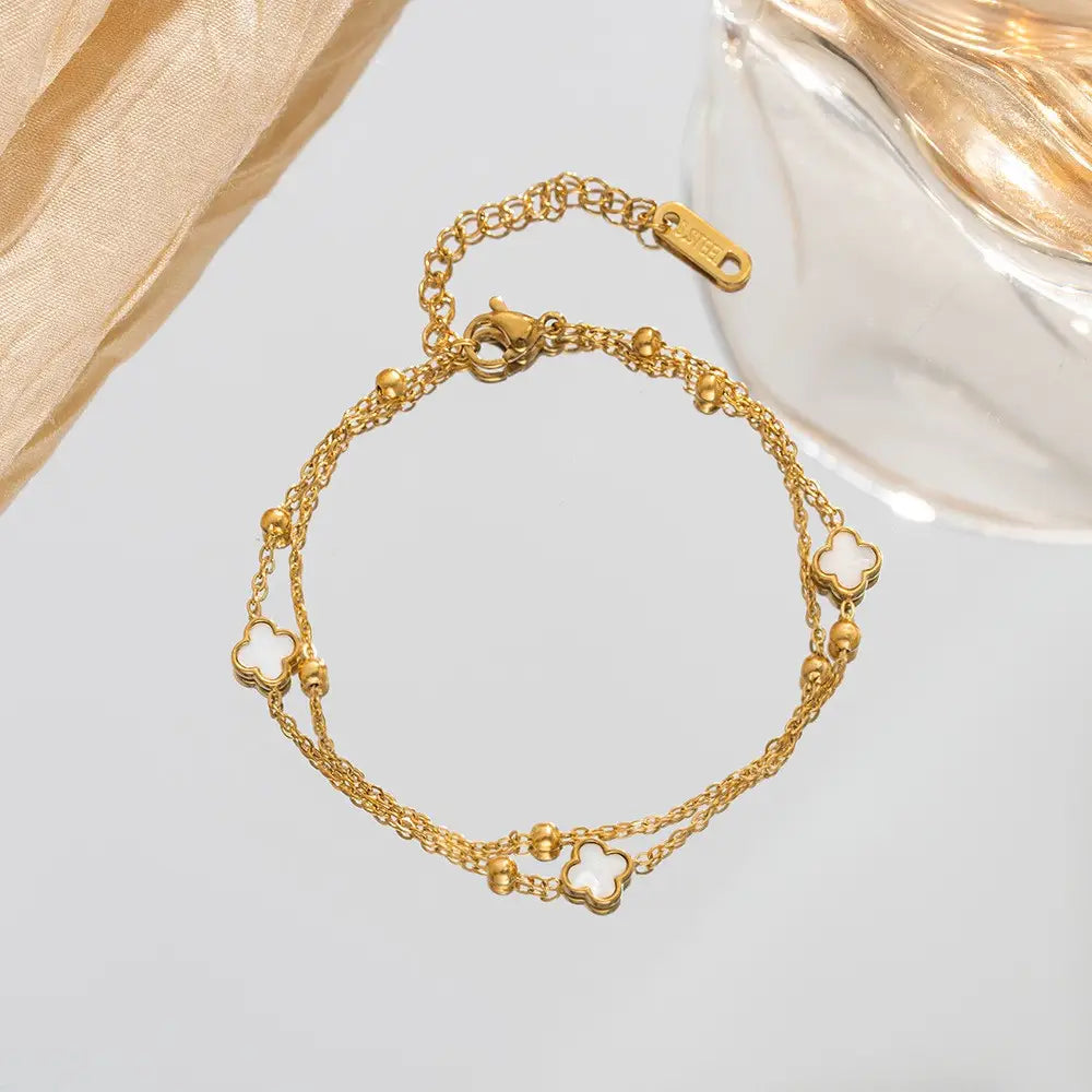 White Clover Bracelet