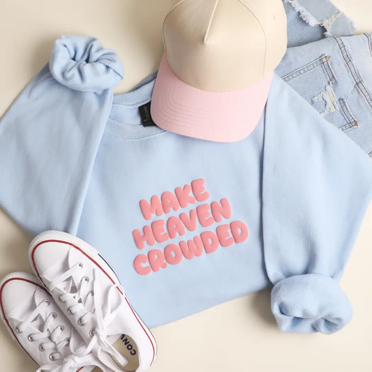 Make Heaven Crowded Puff Sweatshirt